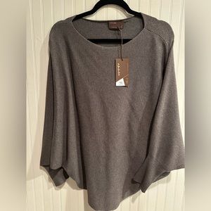 Women’s knit sweater in dark taupe, NWT